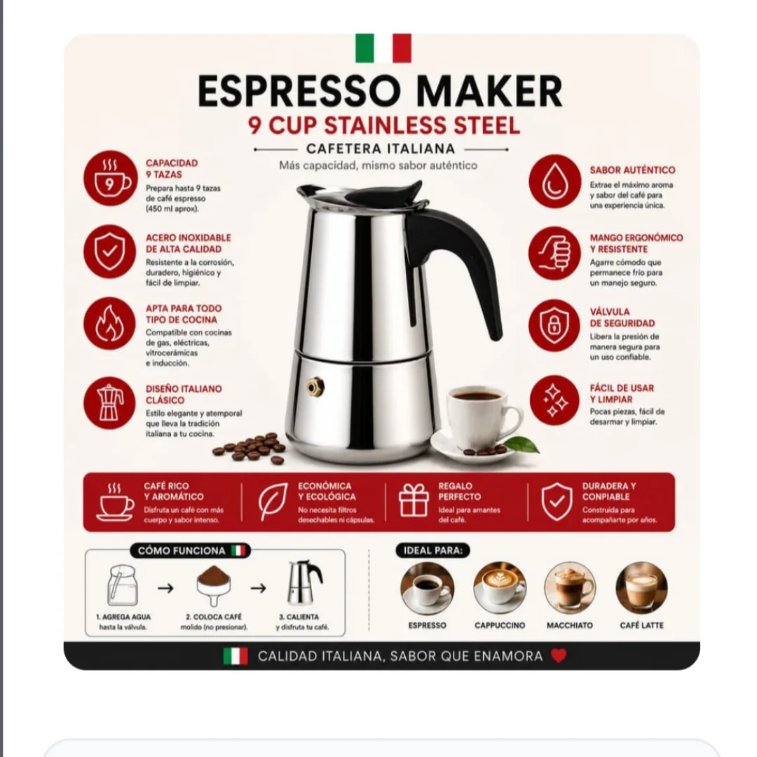 Cafetera de Café Espresso