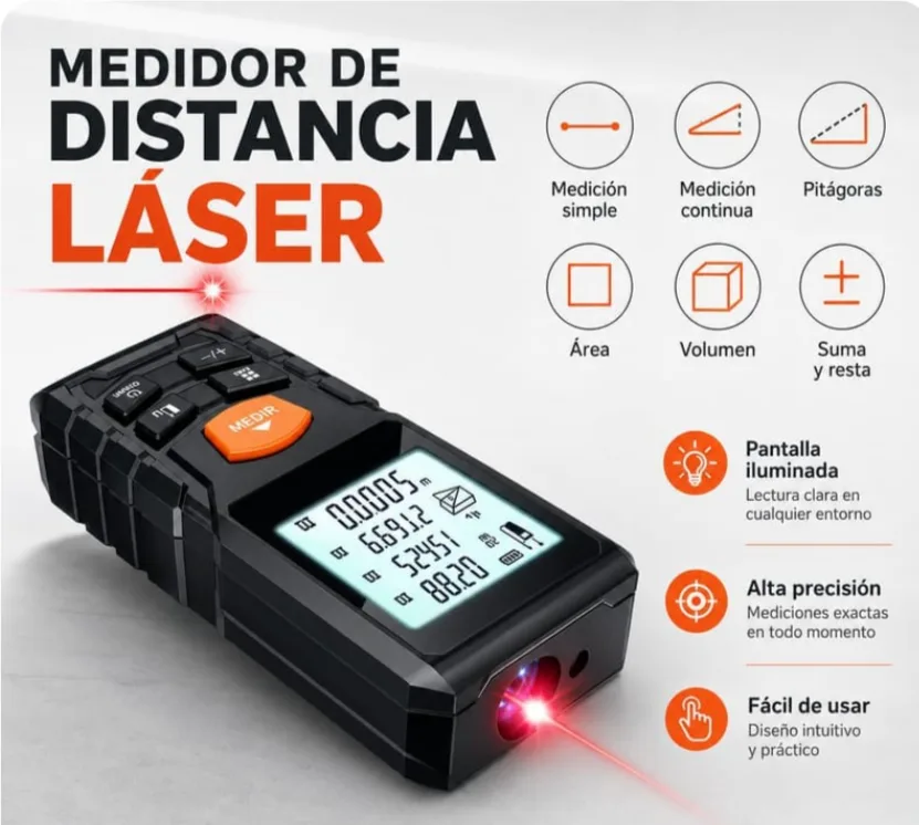 Medidor de distancia laser