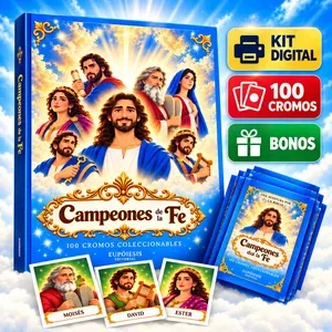 Álbum Bíblico Campeones de la Fe™ - Kit Digital para Niños y Familias