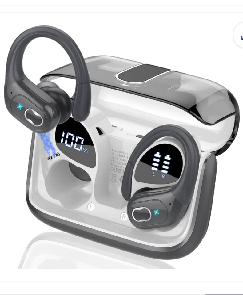 Auriculares de traducción AI en tiempo real, traductor de 164 idiomas 3 en 1 Bluetooth 5.4 con 6 modos de traducción, auriculares de traductores 75H c - imagen adicional