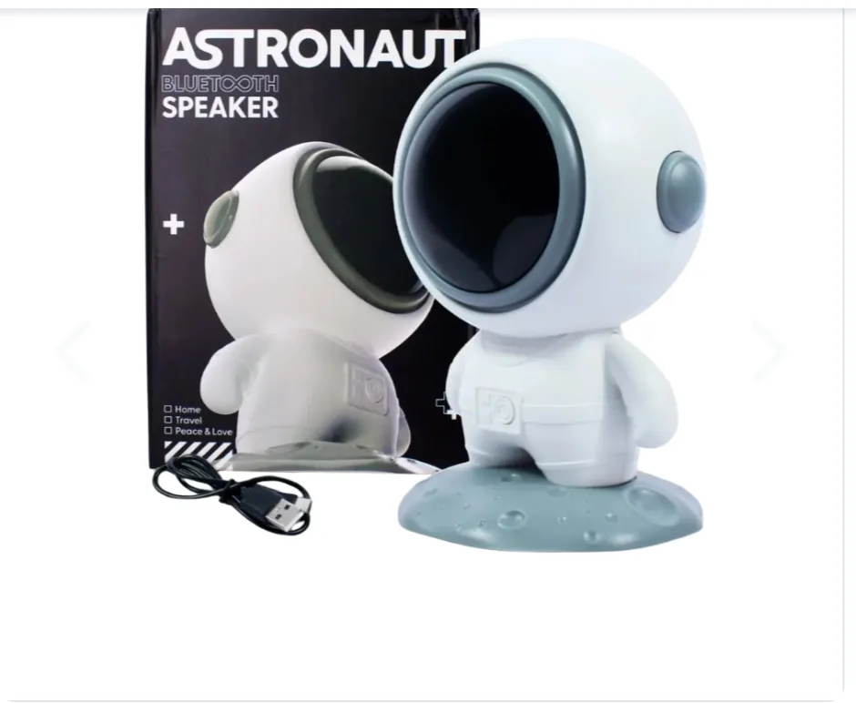 Bocina Astronáutica Bluetooth Portátil