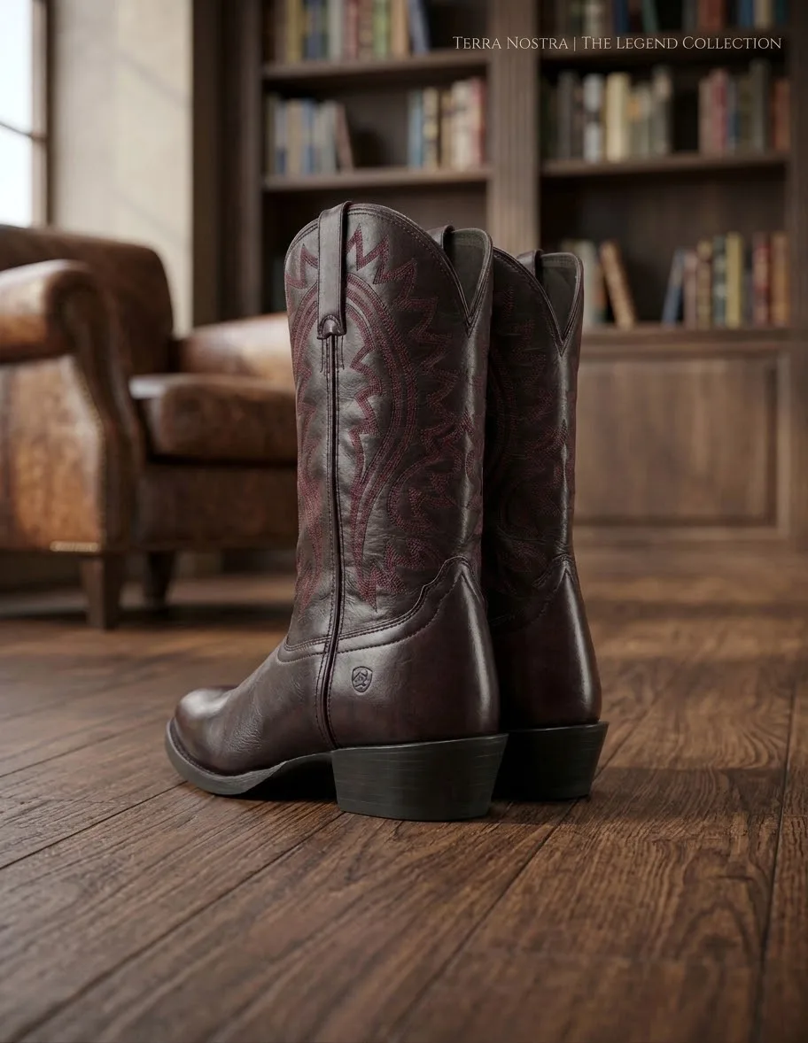 Bota vaquera Durango® Shyloh color burdeos