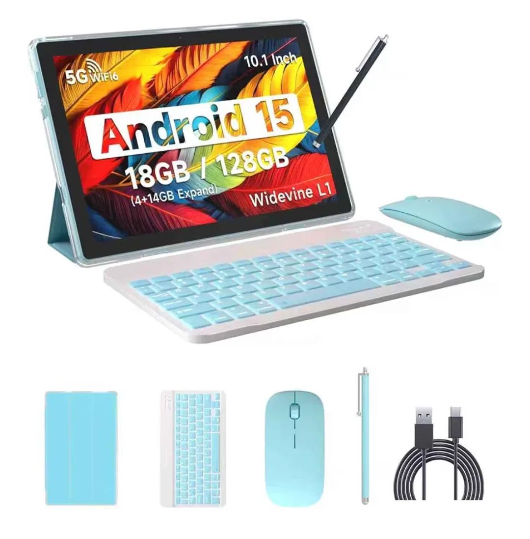 IWEGGO Tablet Android 15, 10 pulgadas 18 GB RAM+128 GB ROM/2TB - imagen adicional