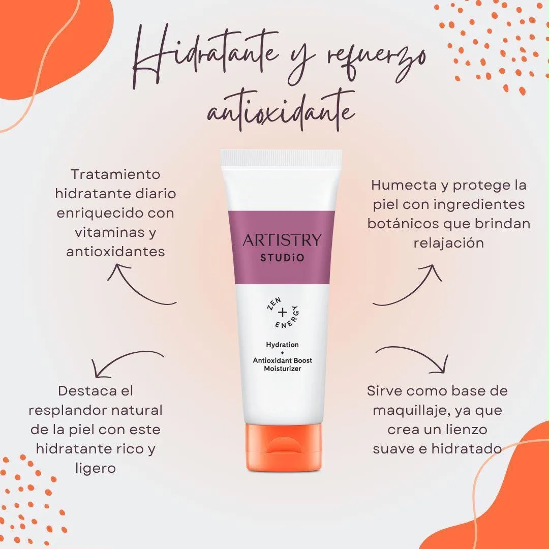 HIDRATANTE Y REFUERZO ANTIOXIDANTE.