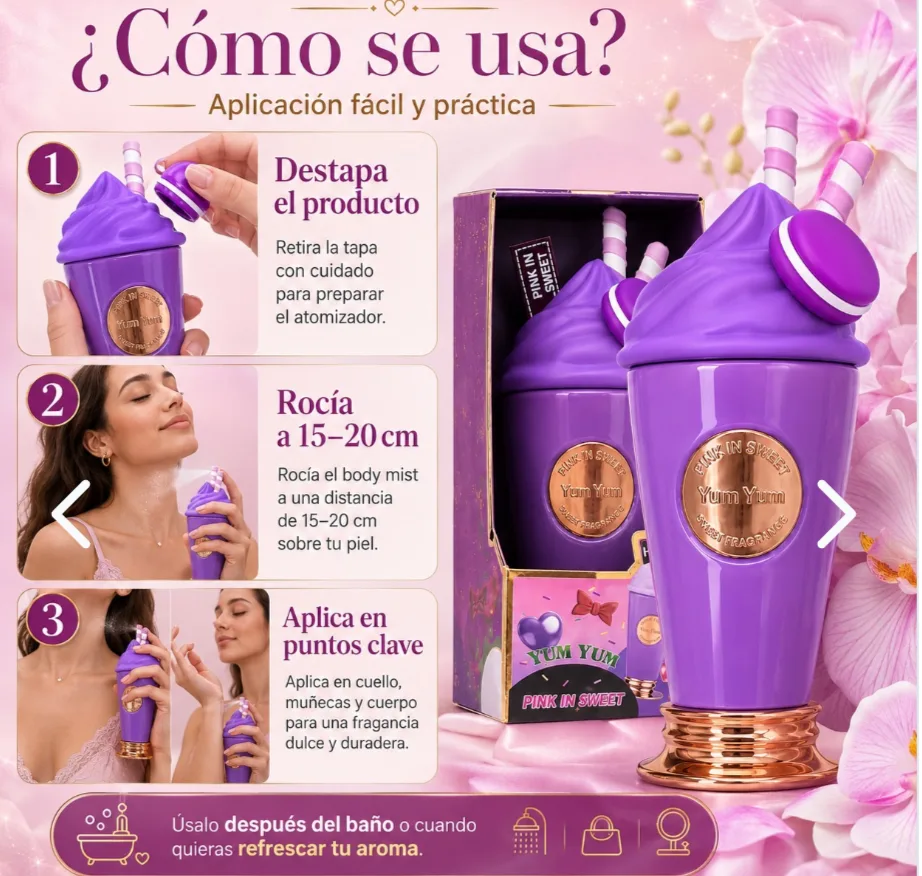 Perfume Mujer. Perfume purple in sweet 200 ml - imagen adicional