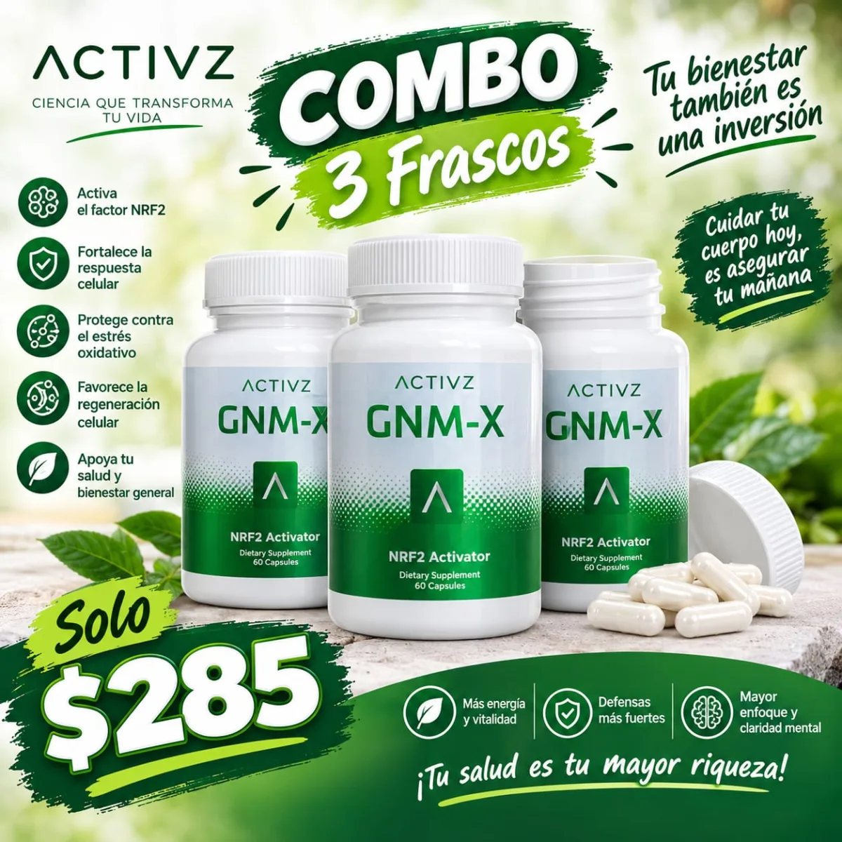 Paquete GNM-X avanzado.