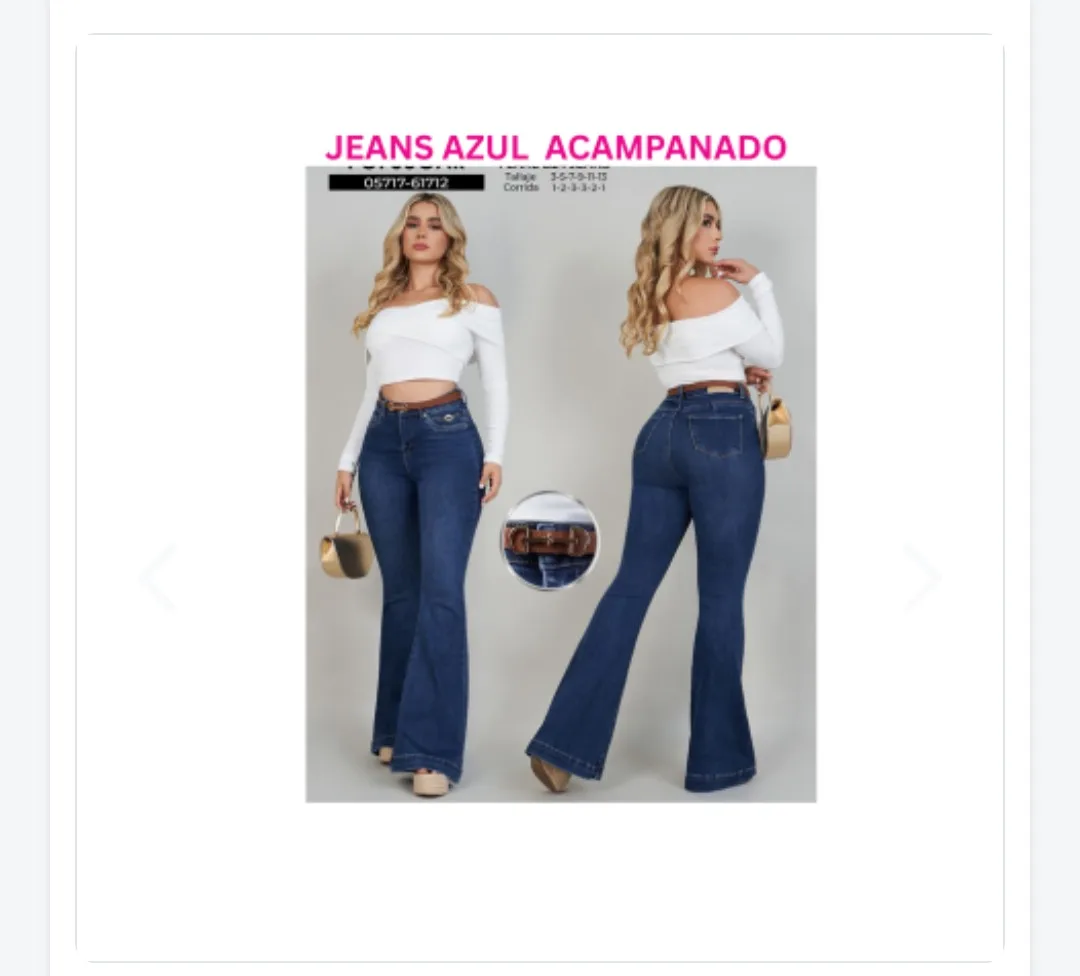 Jeans Acampanado Para Divas